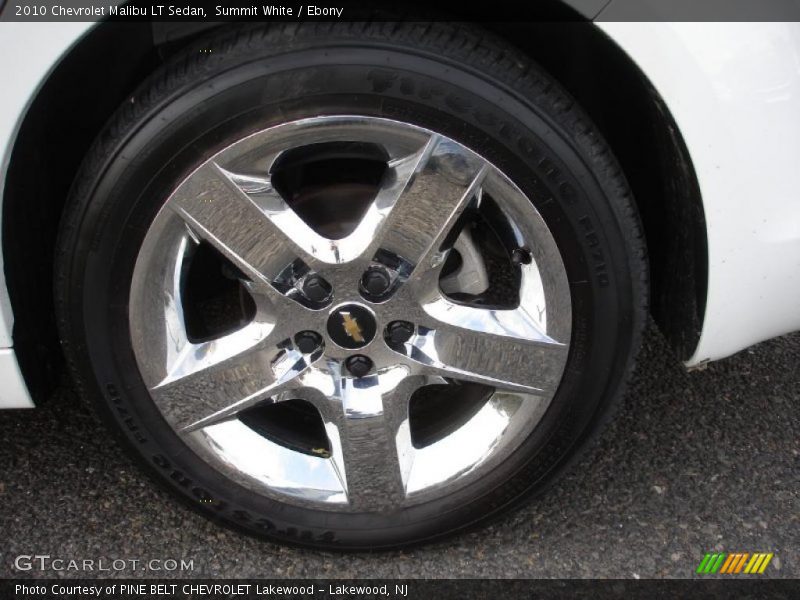 Summit White / Ebony 2010 Chevrolet Malibu LT Sedan