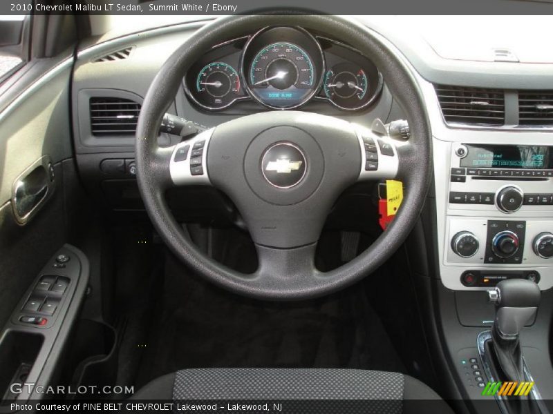 Summit White / Ebony 2010 Chevrolet Malibu LT Sedan