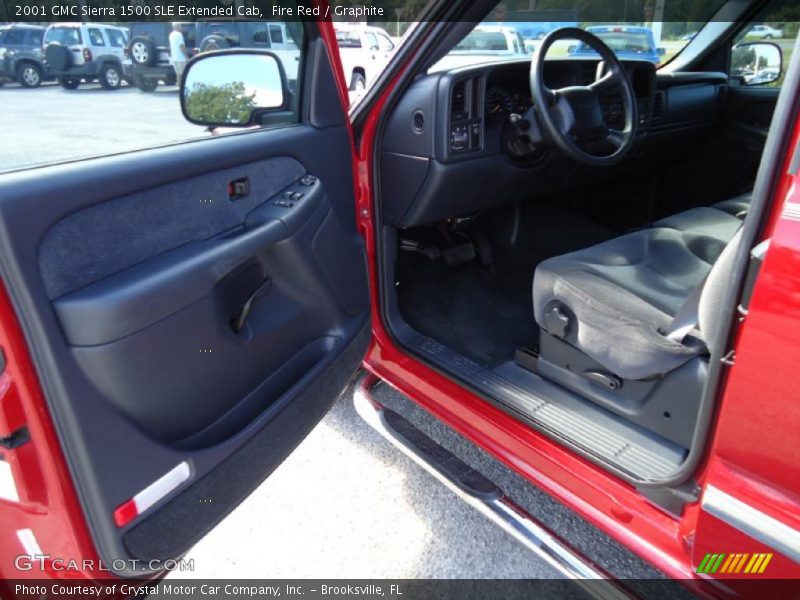  2001 Sierra 1500 SLE Extended Cab Graphite Interior