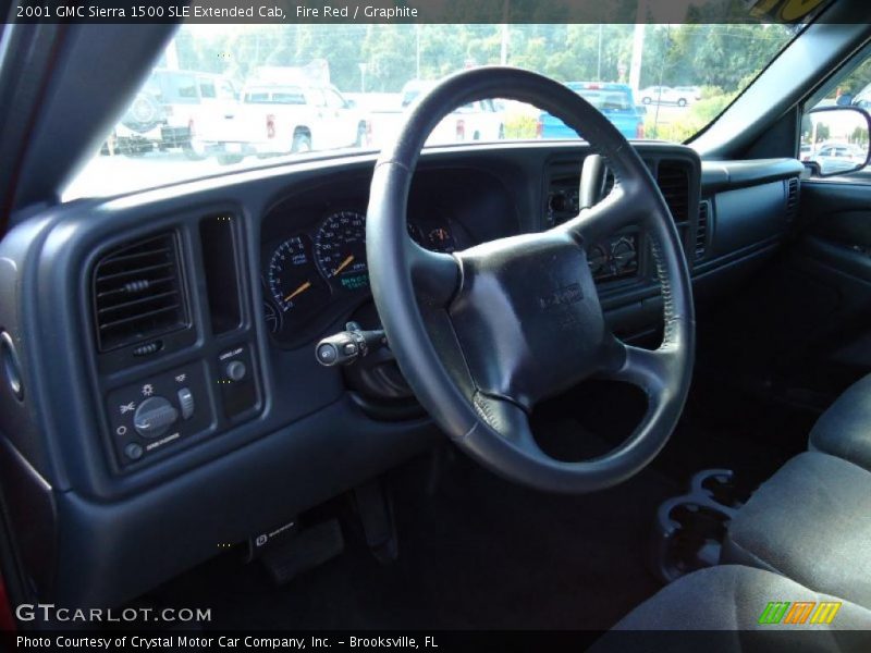 Dashboard of 2001 Sierra 1500 SLE Extended Cab