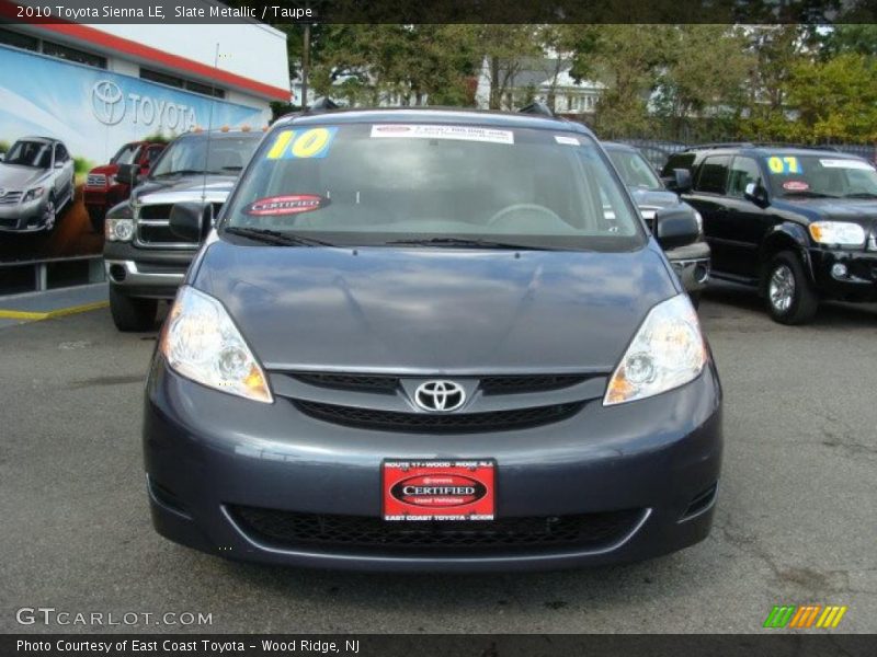 Slate Metallic / Taupe 2010 Toyota Sienna LE