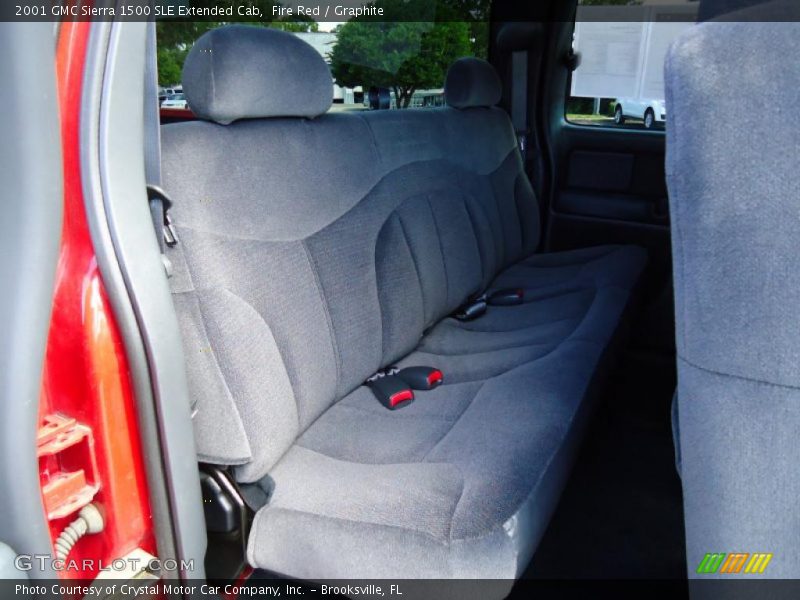 Fire Red / Graphite 2001 GMC Sierra 1500 SLE Extended Cab