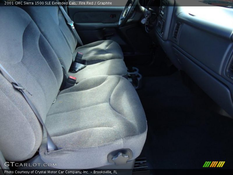 Fire Red / Graphite 2001 GMC Sierra 1500 SLE Extended Cab