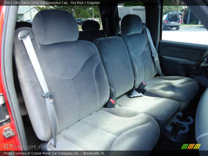  2001 Sierra 1500 SLE Extended Cab Graphite Interior