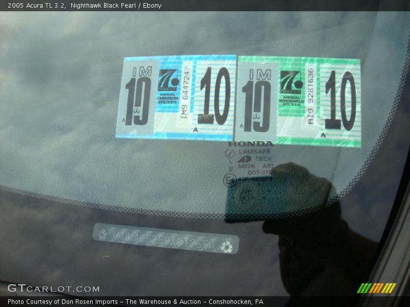Nighthawk Black Pearl / Ebony 2005 Acura TL 3.2