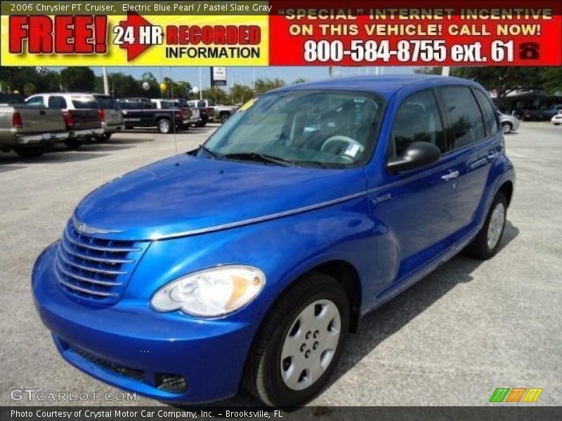 Electric Blue Pearl / Pastel Slate Gray 2006 Chrysler PT Cruiser