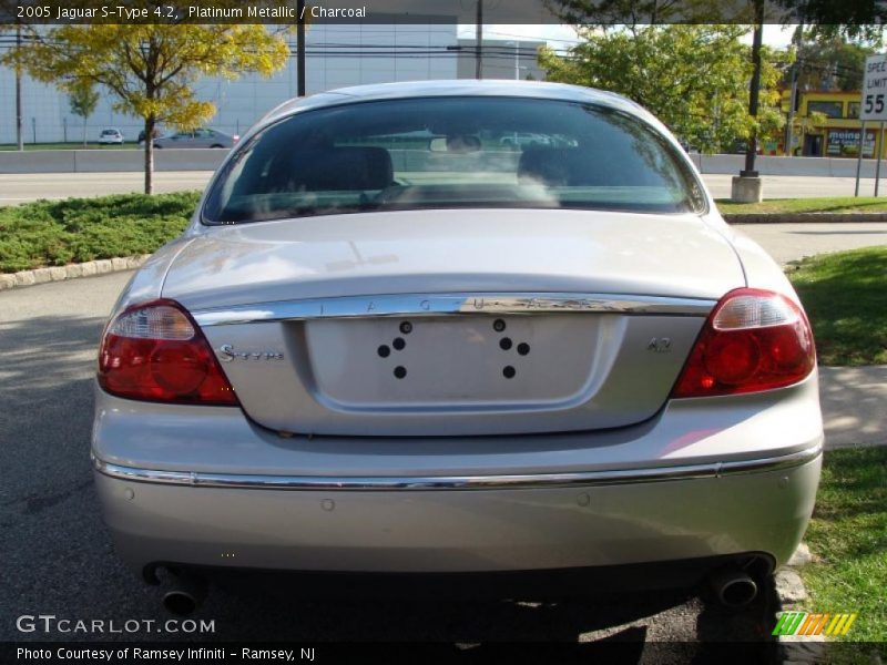 Platinum Metallic / Charcoal 2005 Jaguar S-Type 4.2