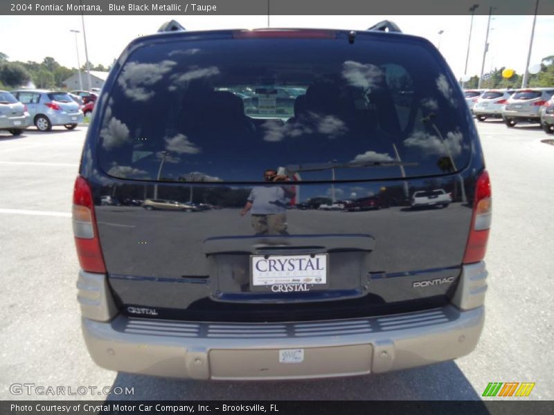 Blue Black Metallic / Taupe 2004 Pontiac Montana