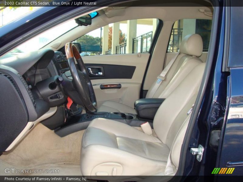 Blue Onyx / Light Neutral 2003 Cadillac CTS Sedan