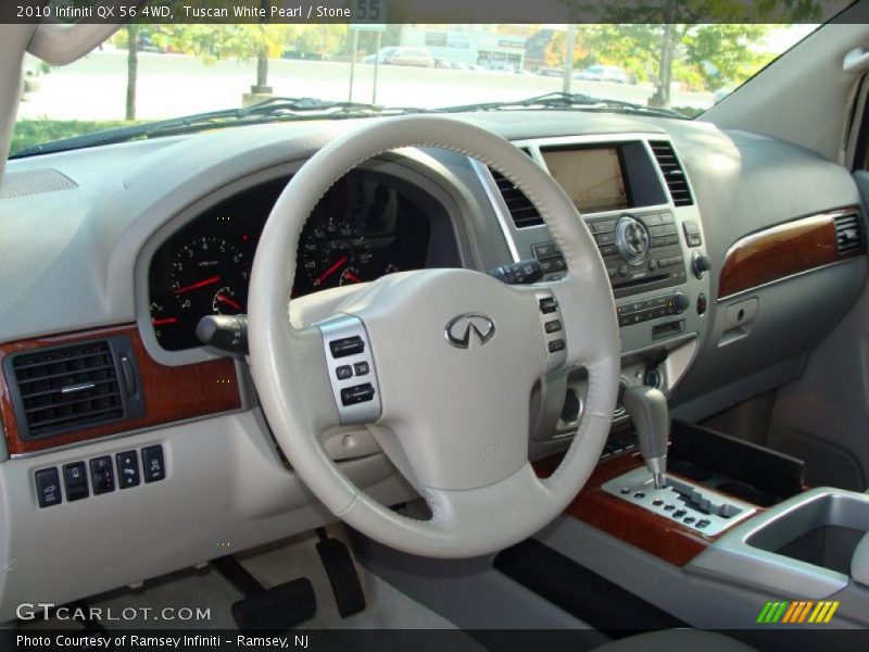 Dashboard of 2010 QX 56 4WD