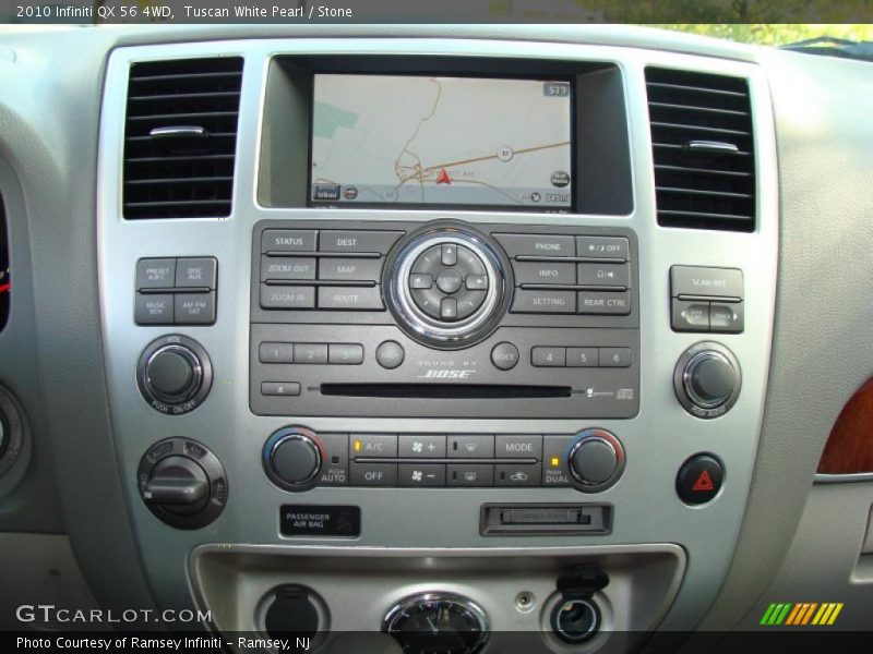 Controls of 2010 QX 56 4WD