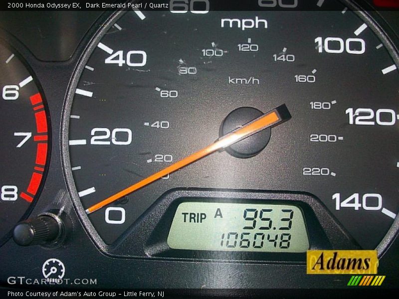 Dark Emerald Pearl / Quartz 2000 Honda Odyssey EX