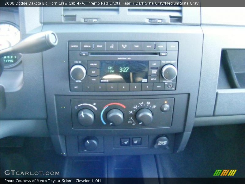 Inferno Red Crystal Pearl / Dark Slate Gray/Medium Slate Gray 2008 Dodge Dakota Big Horn Crew Cab 4x4