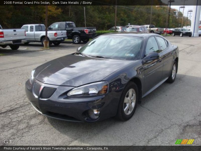 Dark Slate Metallic / Ebony 2008 Pontiac Grand Prix Sedan