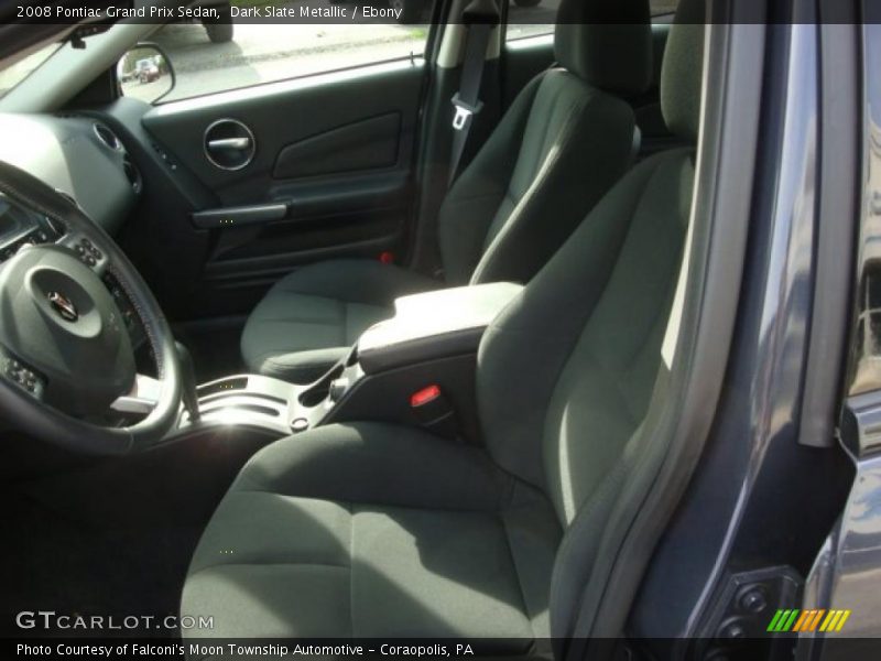 Dark Slate Metallic / Ebony 2008 Pontiac Grand Prix Sedan