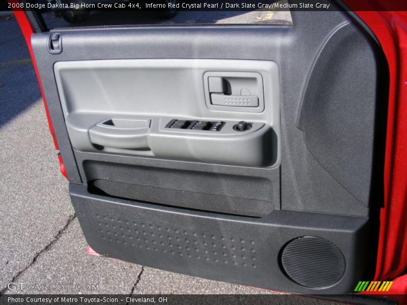 Inferno Red Crystal Pearl / Dark Slate Gray/Medium Slate Gray 2008 Dodge Dakota Big Horn Crew Cab 4x4