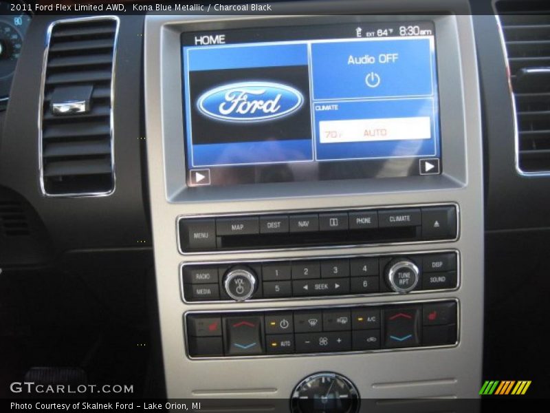 Kona Blue Metallic / Charcoal Black 2011 Ford Flex Limited AWD