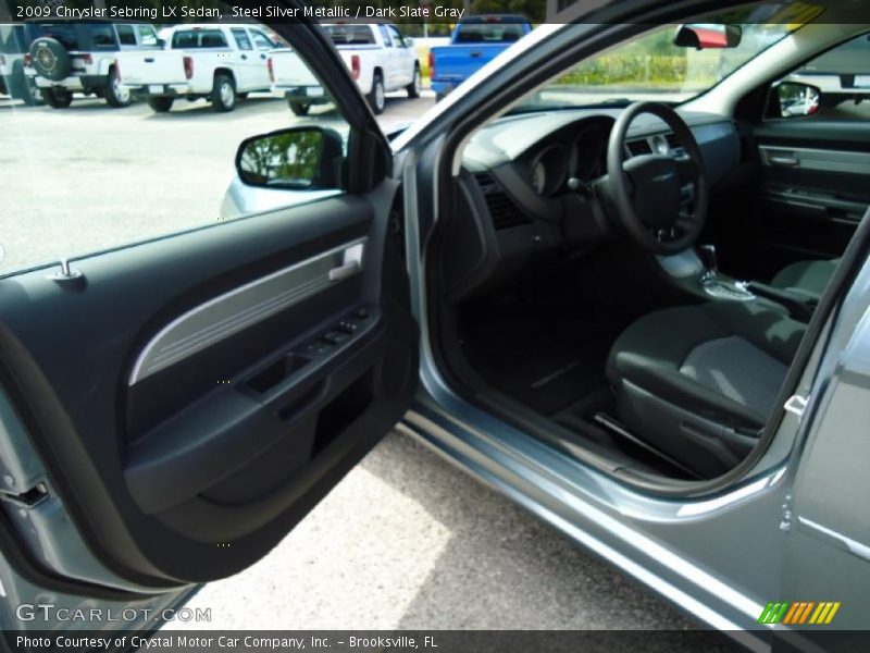 Steel Silver Metallic / Dark Slate Gray 2009 Chrysler Sebring LX Sedan