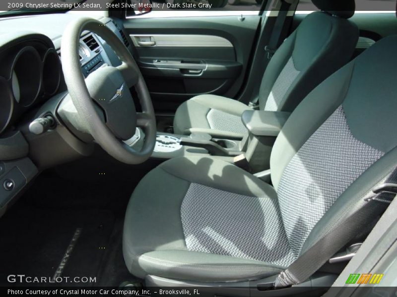 Steel Silver Metallic / Dark Slate Gray 2009 Chrysler Sebring LX Sedan