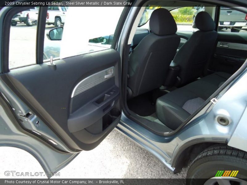 Steel Silver Metallic / Dark Slate Gray 2009 Chrysler Sebring LX Sedan