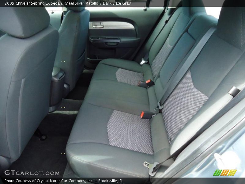 Steel Silver Metallic / Dark Slate Gray 2009 Chrysler Sebring LX Sedan