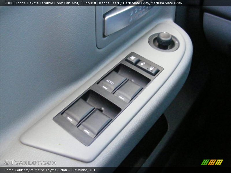 Sunburst Orange Pearl / Dark Slate Gray/Medium Slate Gray 2008 Dodge Dakota Laramie Crew Cab 4x4