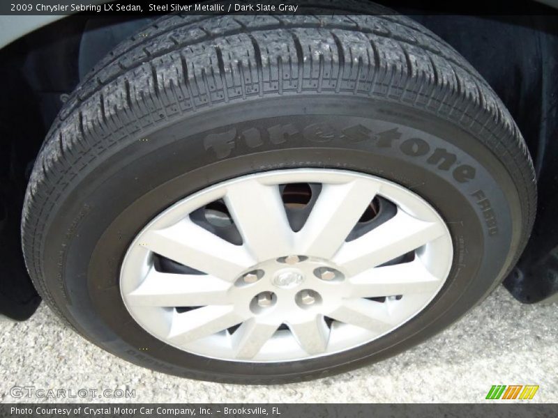 Steel Silver Metallic / Dark Slate Gray 2009 Chrysler Sebring LX Sedan