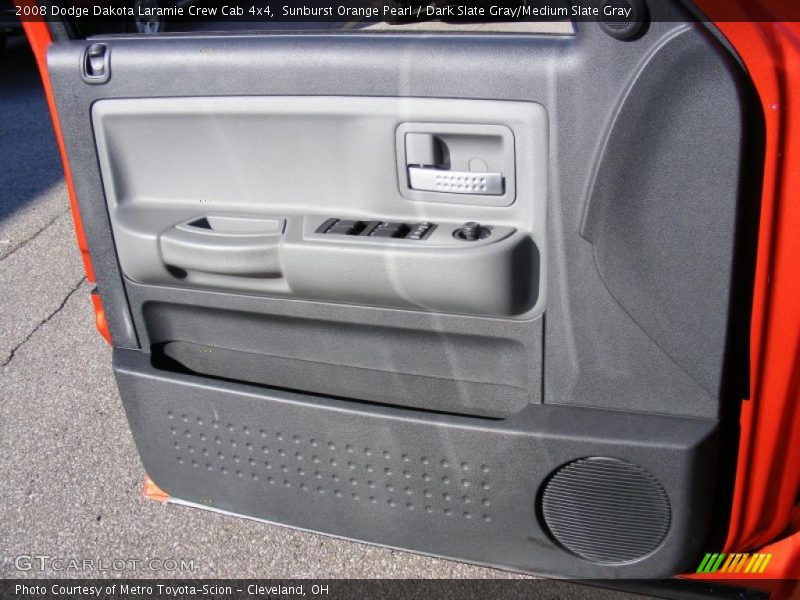 Sunburst Orange Pearl / Dark Slate Gray/Medium Slate Gray 2008 Dodge Dakota Laramie Crew Cab 4x4