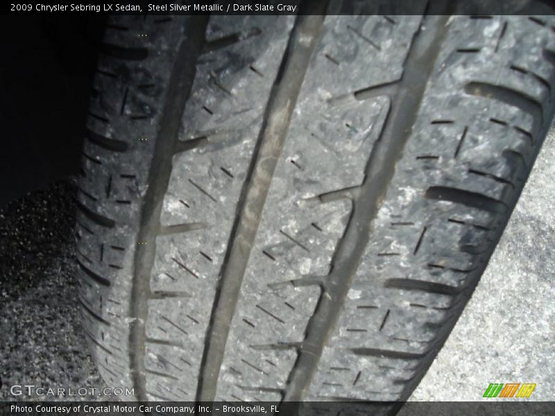Steel Silver Metallic / Dark Slate Gray 2009 Chrysler Sebring LX Sedan