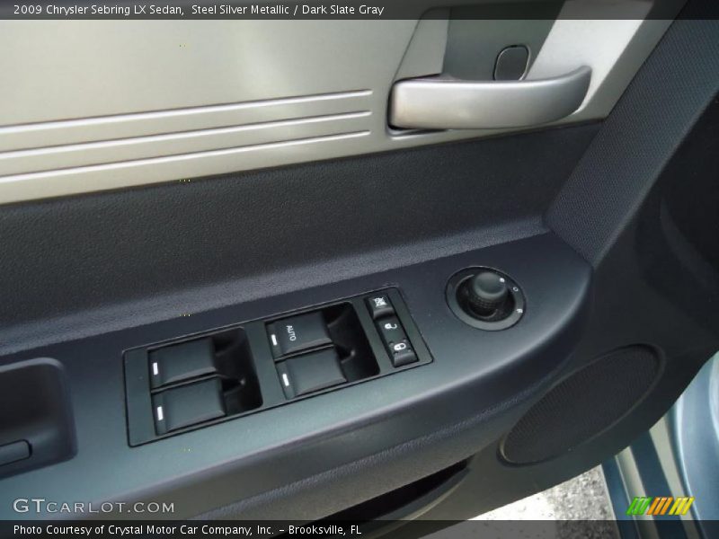 Steel Silver Metallic / Dark Slate Gray 2009 Chrysler Sebring LX Sedan