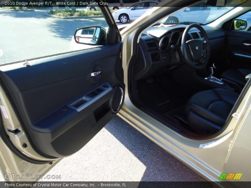 White Gold / Dark Slate Gray 2010 Dodge Avenger R/T