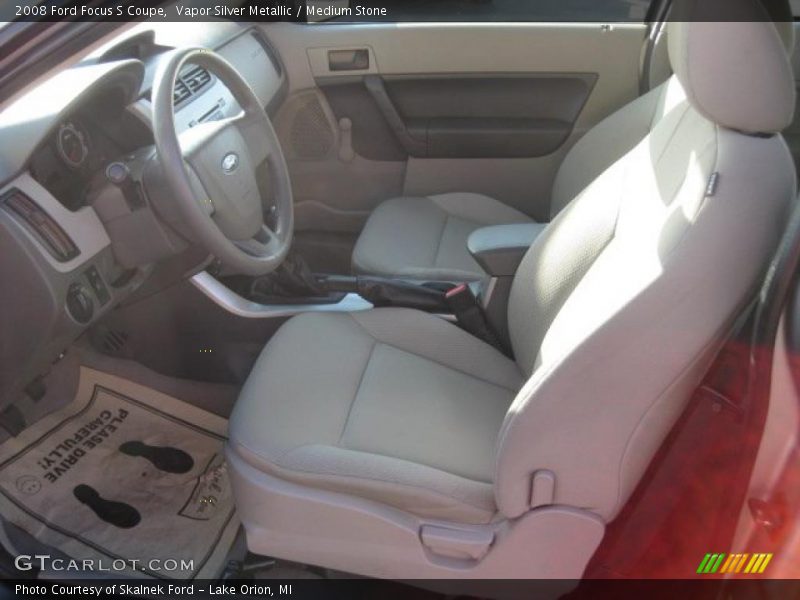 Vapor Silver Metallic / Medium Stone 2008 Ford Focus S Coupe