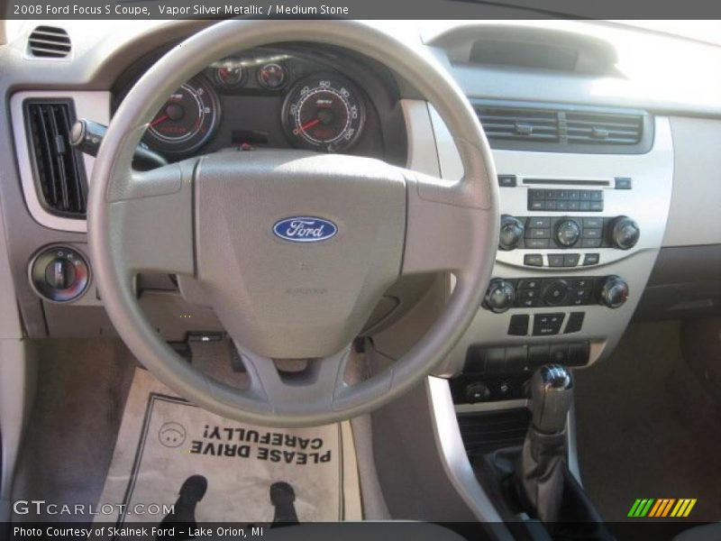  2008 Focus S Coupe Steering Wheel