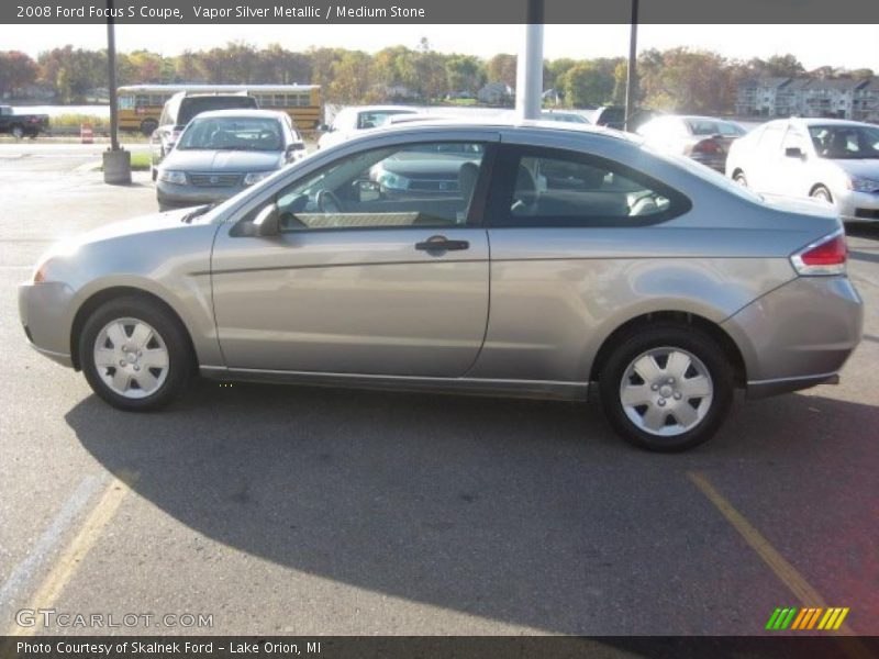 Vapor Silver Metallic / Medium Stone 2008 Ford Focus S Coupe