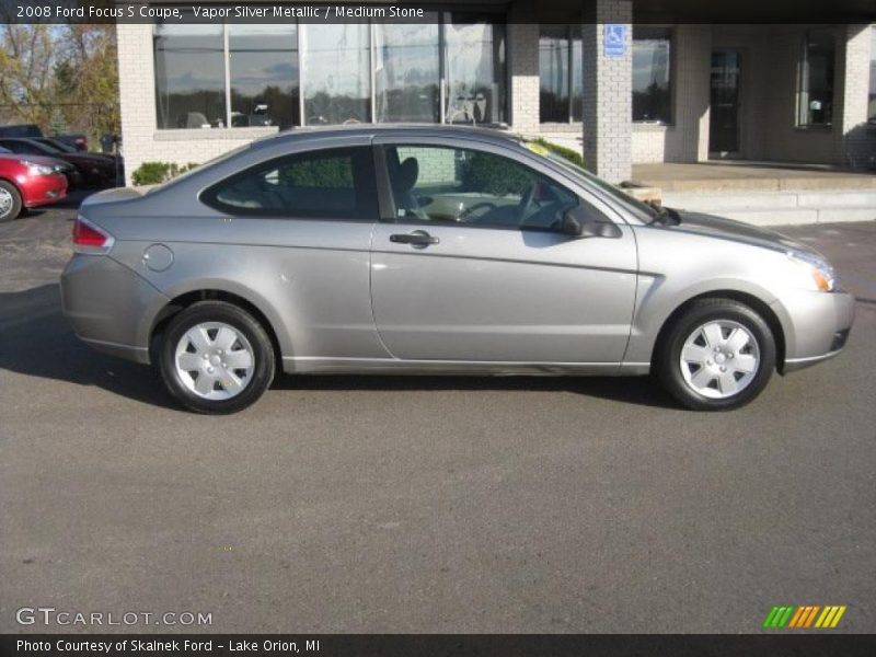 Vapor Silver Metallic / Medium Stone 2008 Ford Focus S Coupe