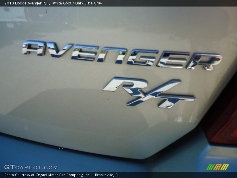 White Gold / Dark Slate Gray 2010 Dodge Avenger R/T