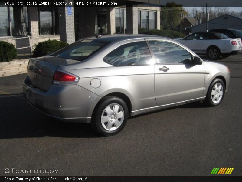 Vapor Silver Metallic / Medium Stone 2008 Ford Focus S Coupe
