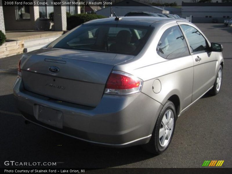 Vapor Silver Metallic / Medium Stone 2008 Ford Focus S Coupe