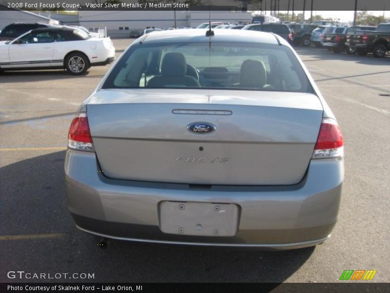 Vapor Silver Metallic / Medium Stone 2008 Ford Focus S Coupe