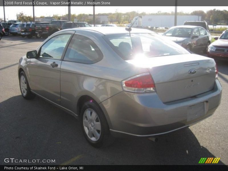 Vapor Silver Metallic / Medium Stone 2008 Ford Focus S Coupe