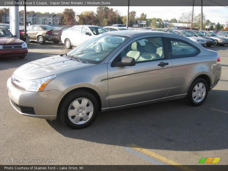 Vapor Silver Metallic / Medium Stone 2008 Ford Focus S Coupe