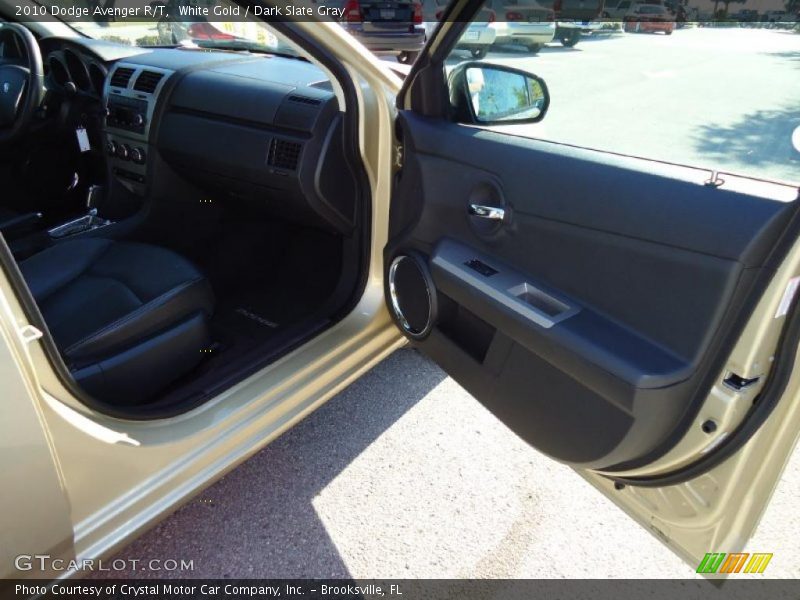 White Gold / Dark Slate Gray 2010 Dodge Avenger R/T