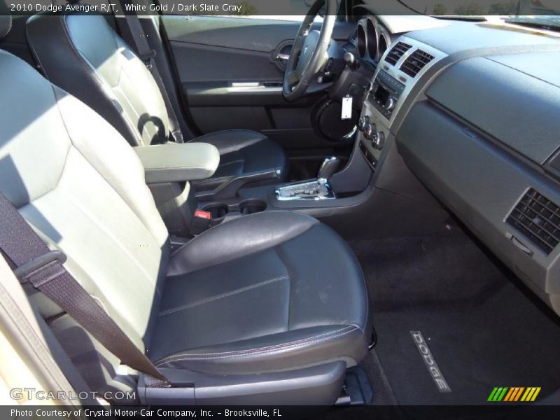 White Gold / Dark Slate Gray 2010 Dodge Avenger R/T