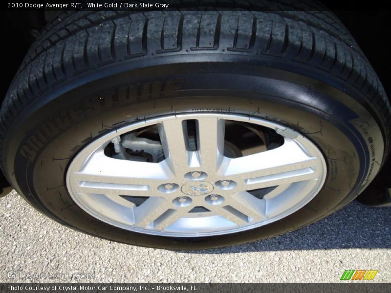 White Gold / Dark Slate Gray 2010 Dodge Avenger R/T