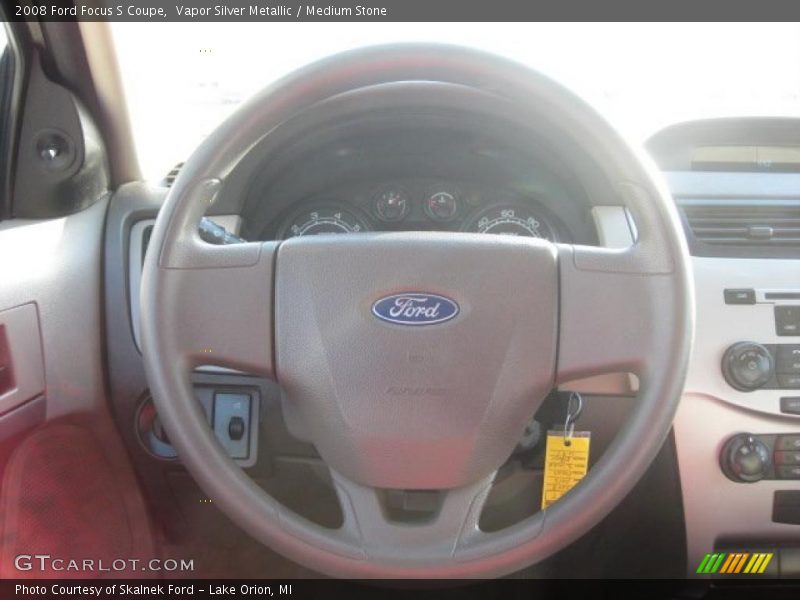 Vapor Silver Metallic / Medium Stone 2008 Ford Focus S Coupe
