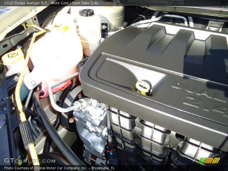 White Gold / Dark Slate Gray 2010 Dodge Avenger R/T