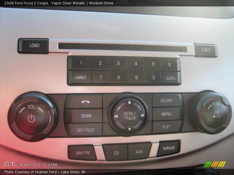 Controls of 2008 Focus S Coupe