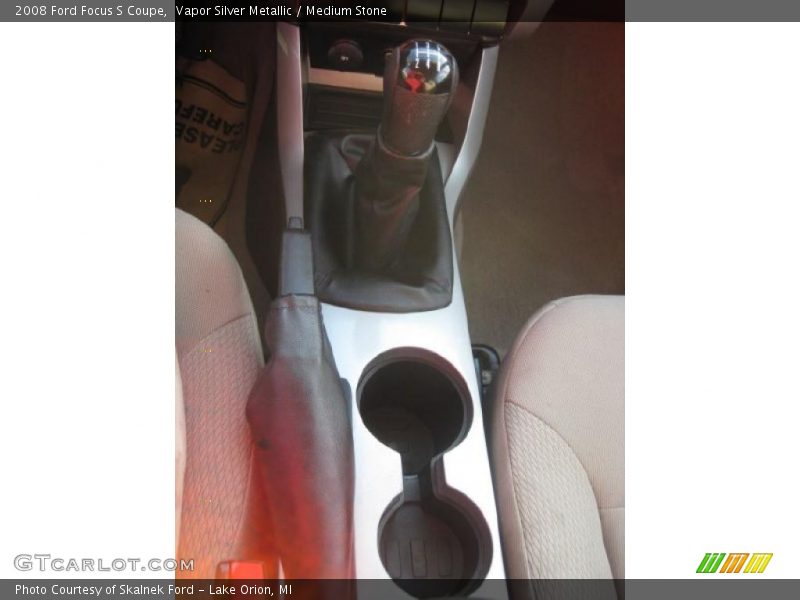 Vapor Silver Metallic / Medium Stone 2008 Ford Focus S Coupe