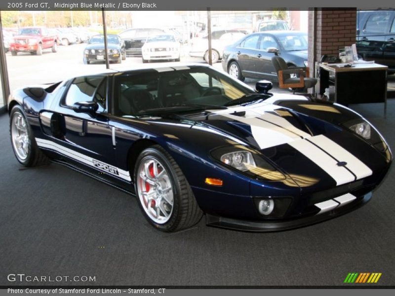 Midnight Blue Metallic / Ebony Black 2005 Ford GT