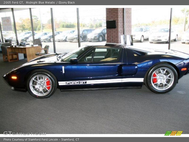 Midnight Blue Metallic / Ebony Black 2005 Ford GT